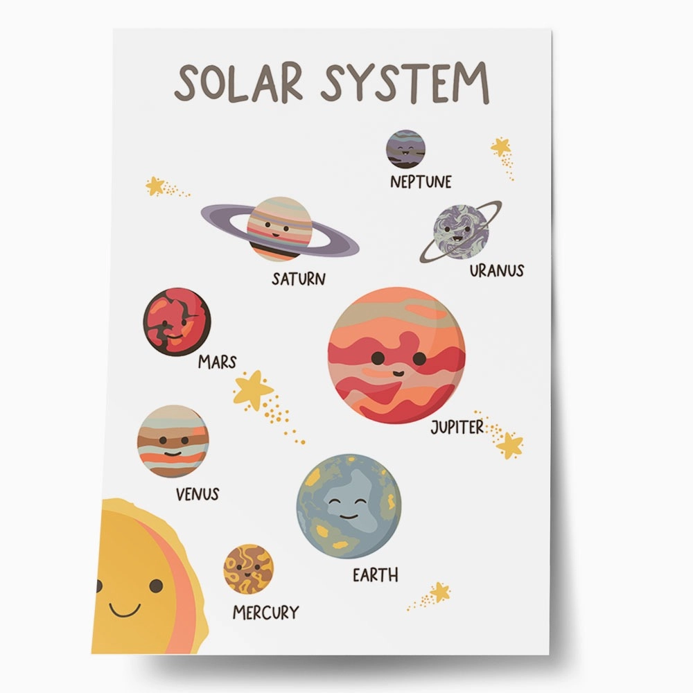 Πόστερ KIDS SOLAR SYSTEM