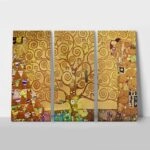 Τρίπτυχος Πινακας KLIMT TREE OF LIFE