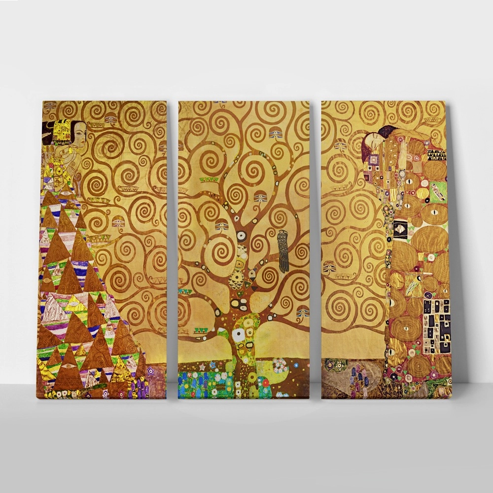Τρίπτυχος Πινακας KLIMT TREE OF LIFE