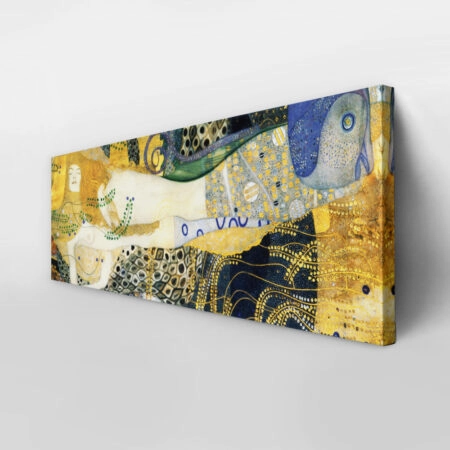 Πίνακας Πανοραμικός Σε Καμβά KLIMT – WATER SERPENTS I - Gustav Klimt Sticky 3