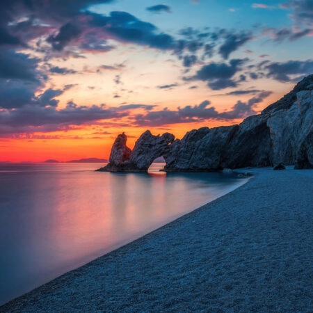 Πινακας σε καμβά LALARIA BEACH SKIATHOS - Παραλιες Sticky 4