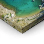 Πινακας σε καμβά LINDOS BEACH RHODES
