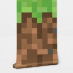 Αυτοκόλλητη Ταπετσαρία τοίχου MINECRAFTLAND 2