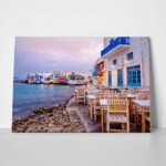 Πινακας σε καμβά MYKONOS SUNRISE