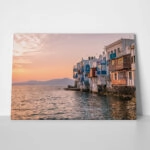 Πινακας σε καμβά MYKONOS SUNSET