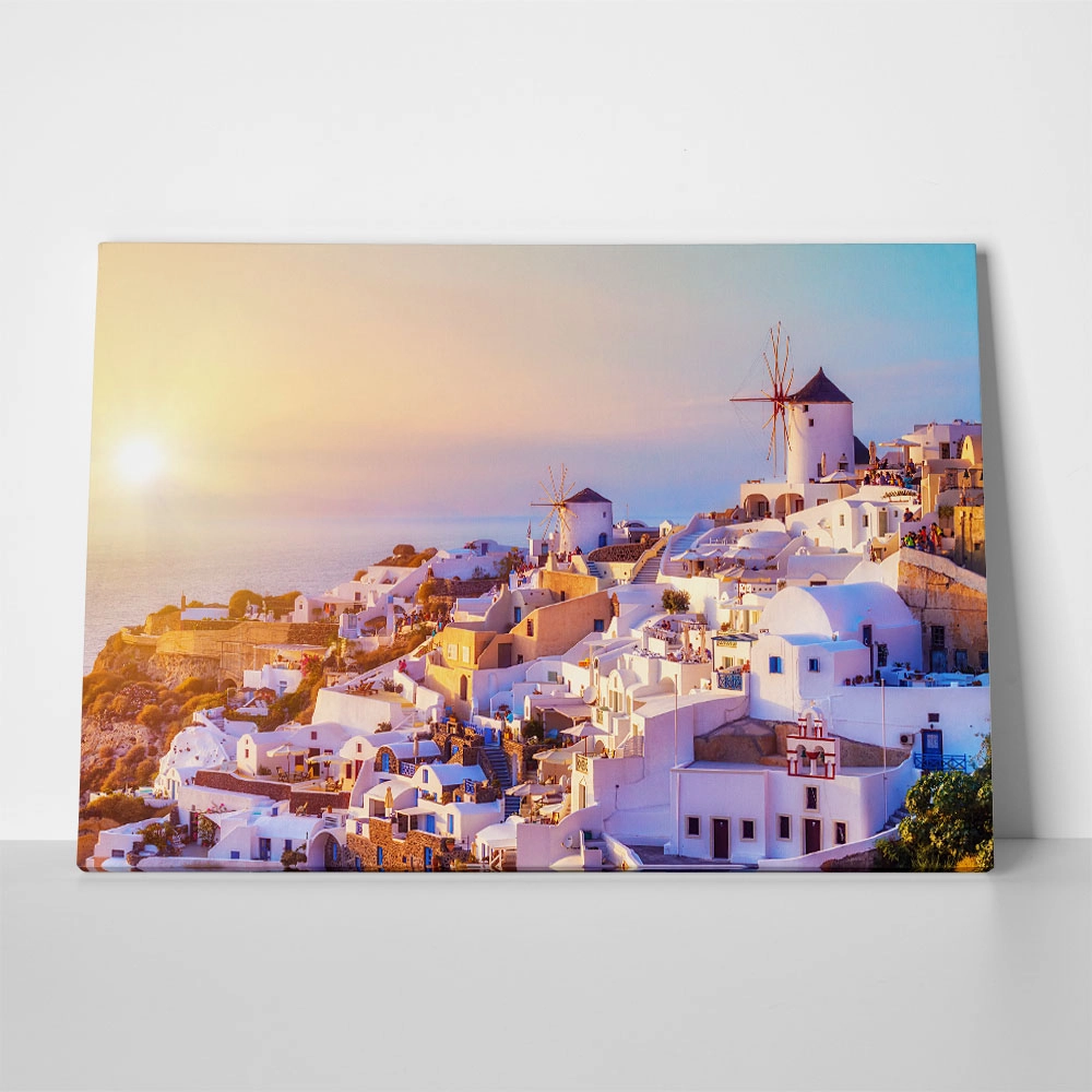 Πινακας σε καμβά OIA SANTORINI 3