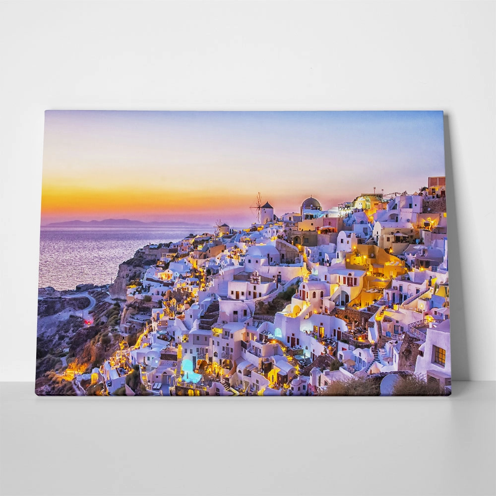 Πινακας σε καμβά OIA SANTORINI 7