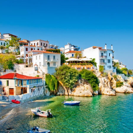 Πινακας σε καμβά OLD SKIATHOS - Νησια Sticky 4
