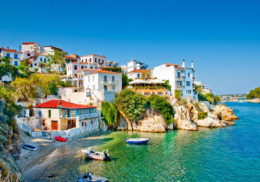 Πινακας σε καμβά OLD SKIATHOS