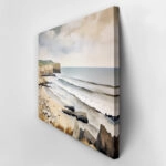 Πινακας σε καμβά PAINTING OF THE  SEASCAPE WITH ROCK SHORE