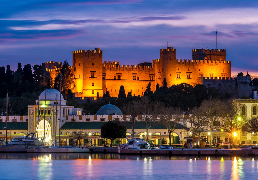 Πινακας σε καμβά PALACE OF RHODES 2