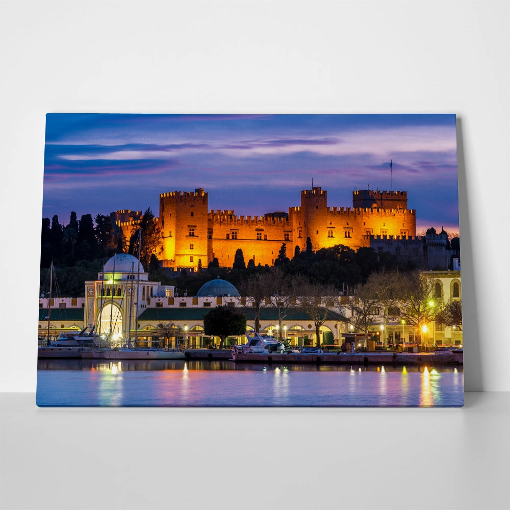Πινακας σε καμβά PALACE OF RHODES 2