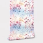 Αυτοκόλλητη Ταπετσαρία τοίχου PASTEL SPRING FLOWERS