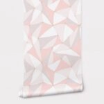 Αυτοκόλλητη Ταπετσαρία τοίχου PASTEL TRIANGLES PATTERN