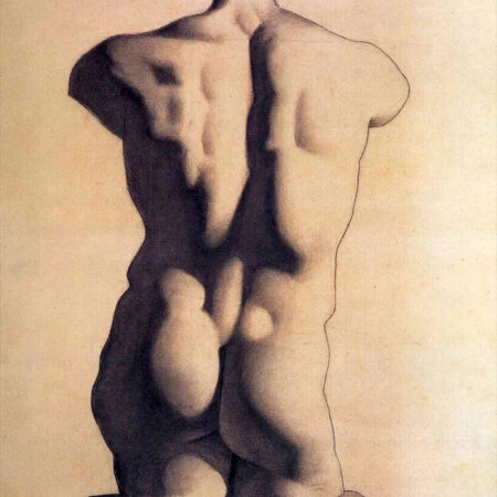 Πινακας σε καμβά PICASSO - PLASTER MALE TORSO - Pablo Picasso Sticky 5