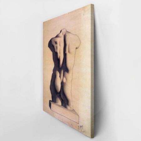 Πινακας σε καμβά PICASSO - PLASTER MALE TORSO - Pablo Picasso Sticky 3