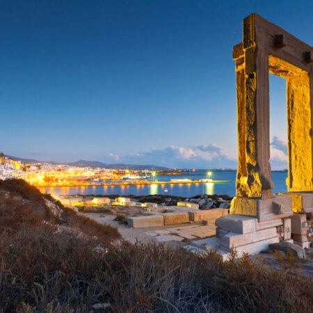 Πινακας σε καμβά PORTARA NAXOS 2 - Νησια Sticky 4