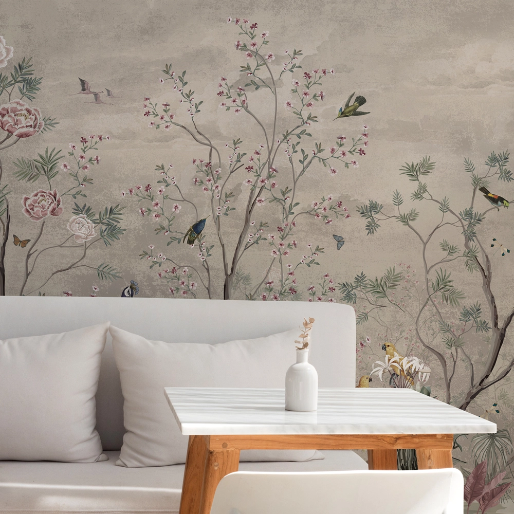 Αυτοκόλλητη Ταπετσαρία τοίχου RUSTIC JUNGLE PAINTING