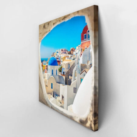 Πίνακας Τετράγωνος SANTORINI CHURCH 3 - Νησια Sticky 2