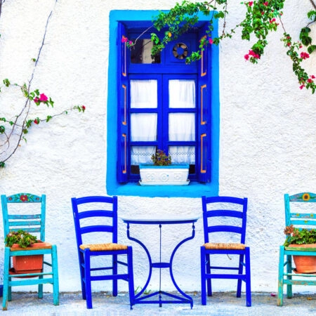 Πινακας σε καμβά TAVERN IN KOS 4 - Νησια Sticky 4