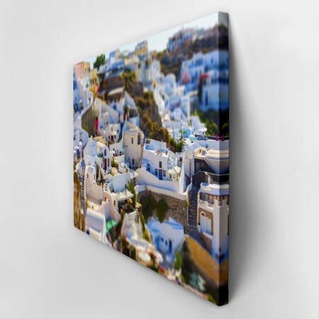 Πινακας σε καμβά TILT SHIFT SANTORINI ISLAND - Νησια Sticky 2