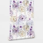 Αυτοκόλλητη Ταπετσαρία τοίχου WATERCOLOR FLORAL PATTERN