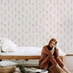 Αυτοκόλλητη Ταπετσαρία τοίχου WILDFLOWERS PATTERN