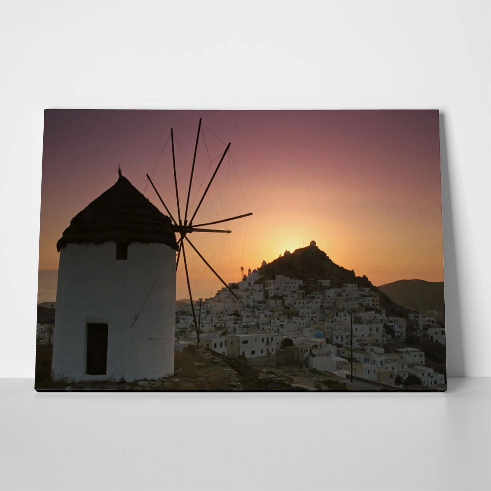 Πινακας σε καμβά WINDMILLS IN IOS 2