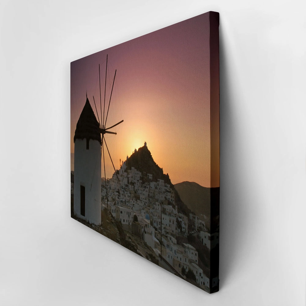 Πινακας σε καμβά WINDMILLS IN IOS 2