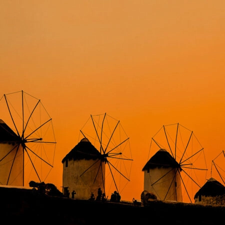 Πινακας σε καμβά WINDMILLS OF MYKONOS 6 - Πινακες σε καμβα Sticky 4