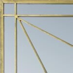 Καθρέπτης  Χρυσό Μέταλλο 84x3.5x84cm