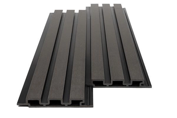 WPC PANEL ΜΕ 3D ΠΗΧΑΚΙΑ 25/176.5mm D.GREY 8570 NewPlan