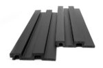 Διακοσμητικό panel τοίχου με 3D πηχακια 10 RESIDENCE πλατος 12.2cm x υψος 2.90m BLACK