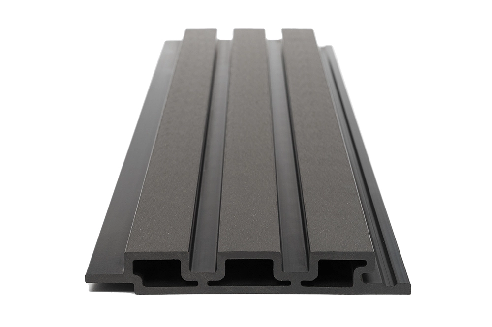 WPC PANEL ΜΕ 3D ΠΗΧΑΚΙΑ 25/176.5mm D.GREY 8570 NewPlan