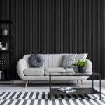 WPC PANEL ΜΕ 3D ΠΗΧΑΚΙΑ 25/176.5mm D.GREY 8570 NewPlan