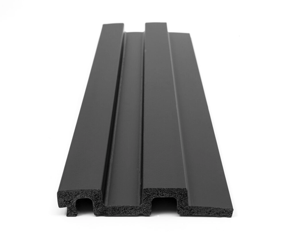 Διακοσμητικό panel τοίχου με 3D πηχακια 10 RESIDENCE πλατος 12.2cm x υψος 2.90m BLACK
