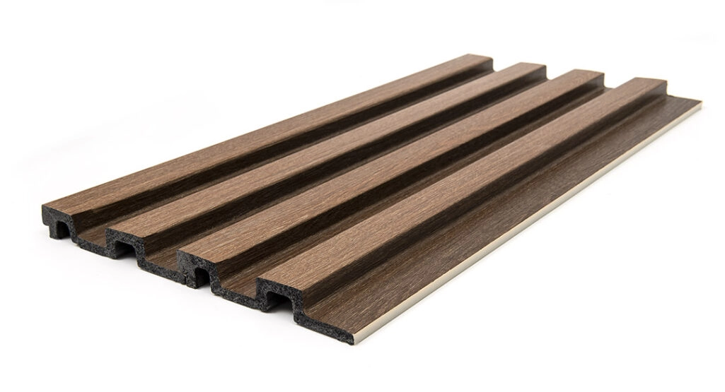 Διακοσμητικό panel τοίχου  με 3D πηχακια 14 RESIDENCE πλατος 12.2cm x υψος 2.90m GOLDEN/BROWN OAK