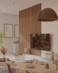 Διακοσμητικό panel τοίχου με 3D πηχακια 07 RESIDENCE πλατος 12.2cm x υψος 2.90m CLASSIC OAK