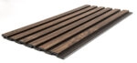 Διακοσμητικό panel τοίχου με 3D πηχακια 54 PIANO πλατος 12.2cm x υψος 2.90m WALNUT/DARK BROWN