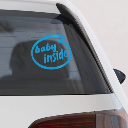 Αυτοκολλητο Αυτοκινητου BABY INSIDE - Αυτοκόλλητα Baby on board Sticky 2