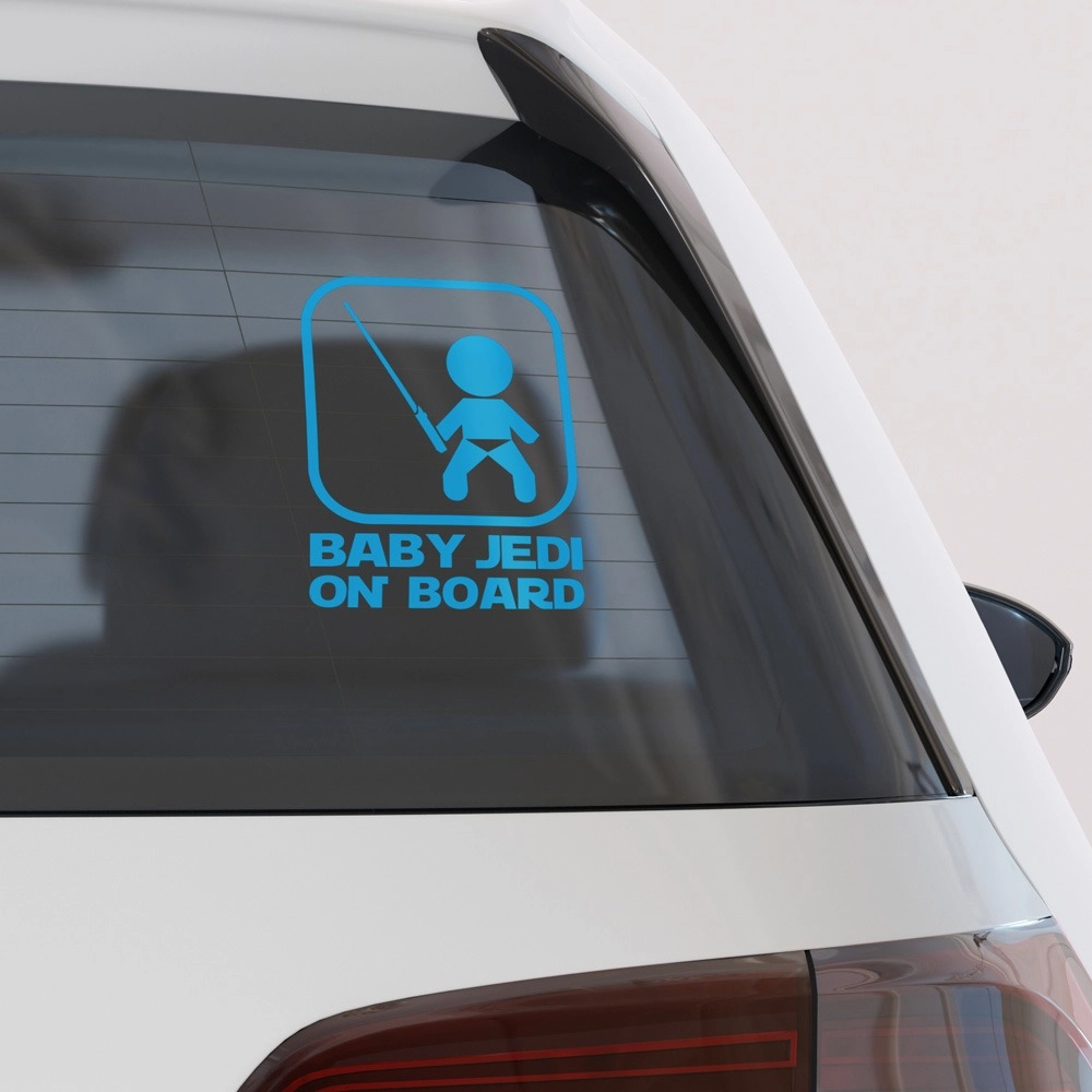 Αυτοκολλητο Αυτοκινητου BABY JEDI ON BOARD