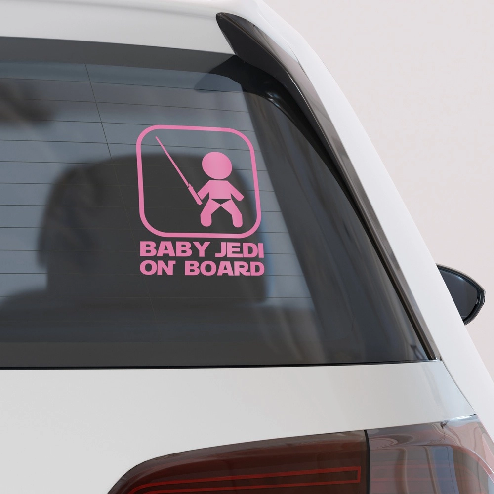 Αυτοκολλητο Αυτοκινητου BABY JEDI ON BOARD