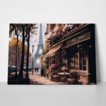 Πινακας σε καμβά CAFE IN PARIS