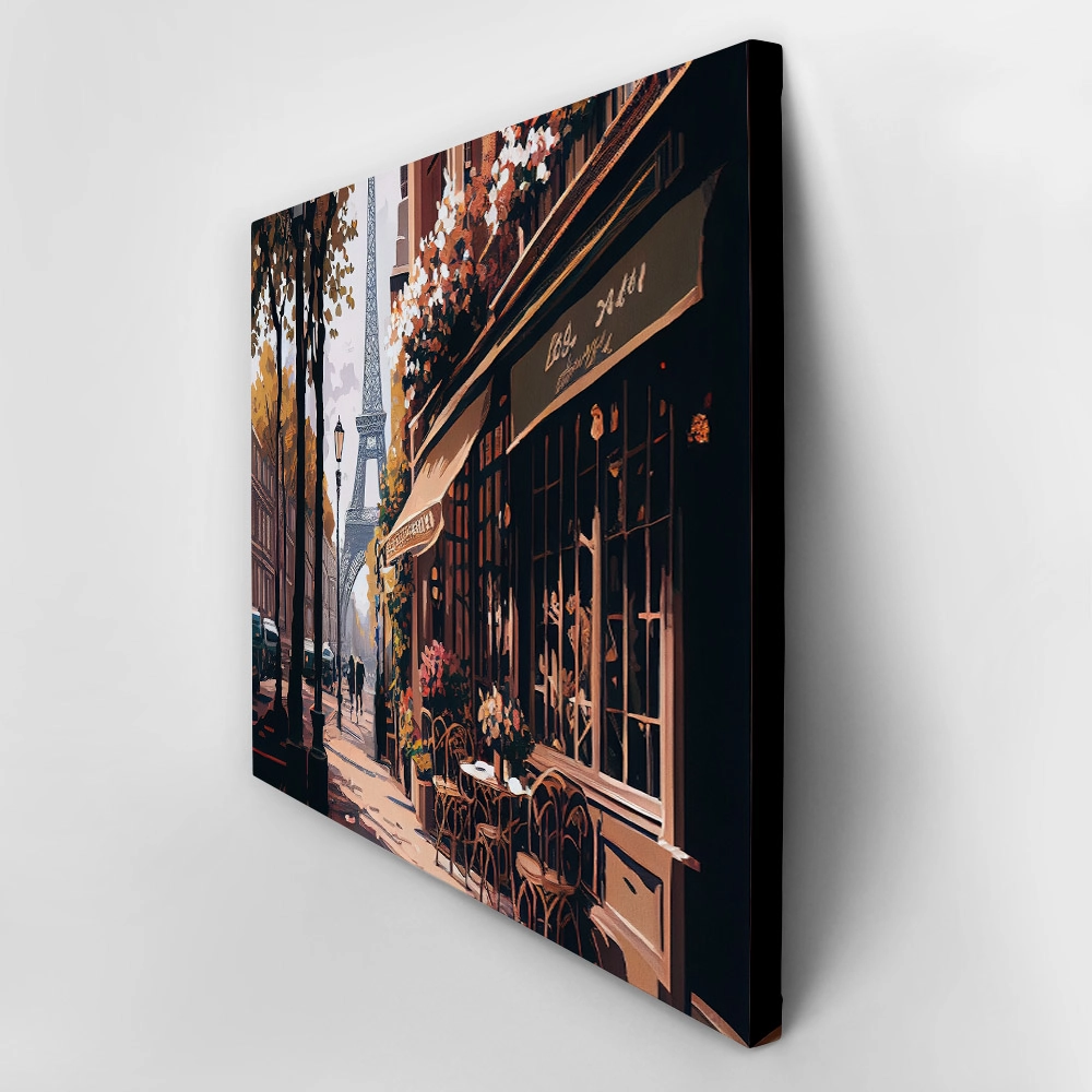 Πινακας σε καμβά CAFE IN PARIS