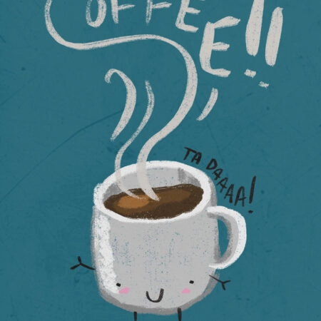 Πινακας σε καμβά COFFEE AND THEN THE WORLD - Food and Drink Sticky 5