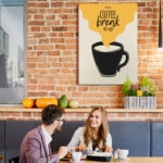 Πινακας σε καμβά COFFEE BREAK