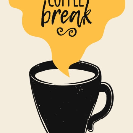 Πινακας σε καμβά COFFEE BREAK - Food and Drink Sticky 5