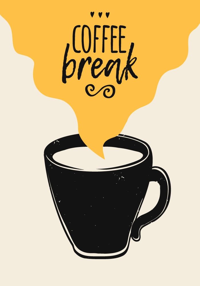 Πινακας σε καμβά COFFEE BREAK