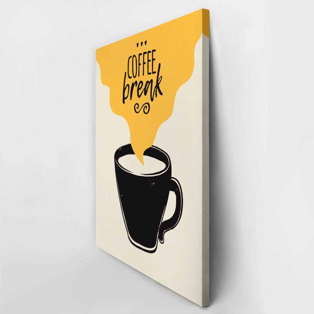 Πινακας σε καμβά COFFEE BREAK