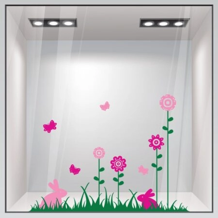 Αυτοκόλλητο Βιτρίνας EASTER 3 - Πασχαλινή βιτρίνα Sticky 3